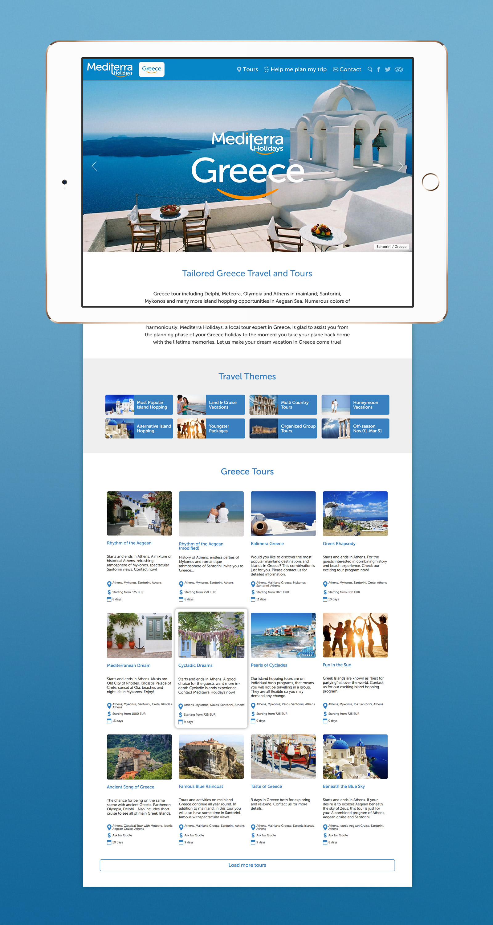 Mediterra Holidays, Niffob, reklam ajansı, dijital ajans, Gürkan Bayındır, Branding<br>Logotype<br>Web Site UI/UX<br>Front-End Development<br>...